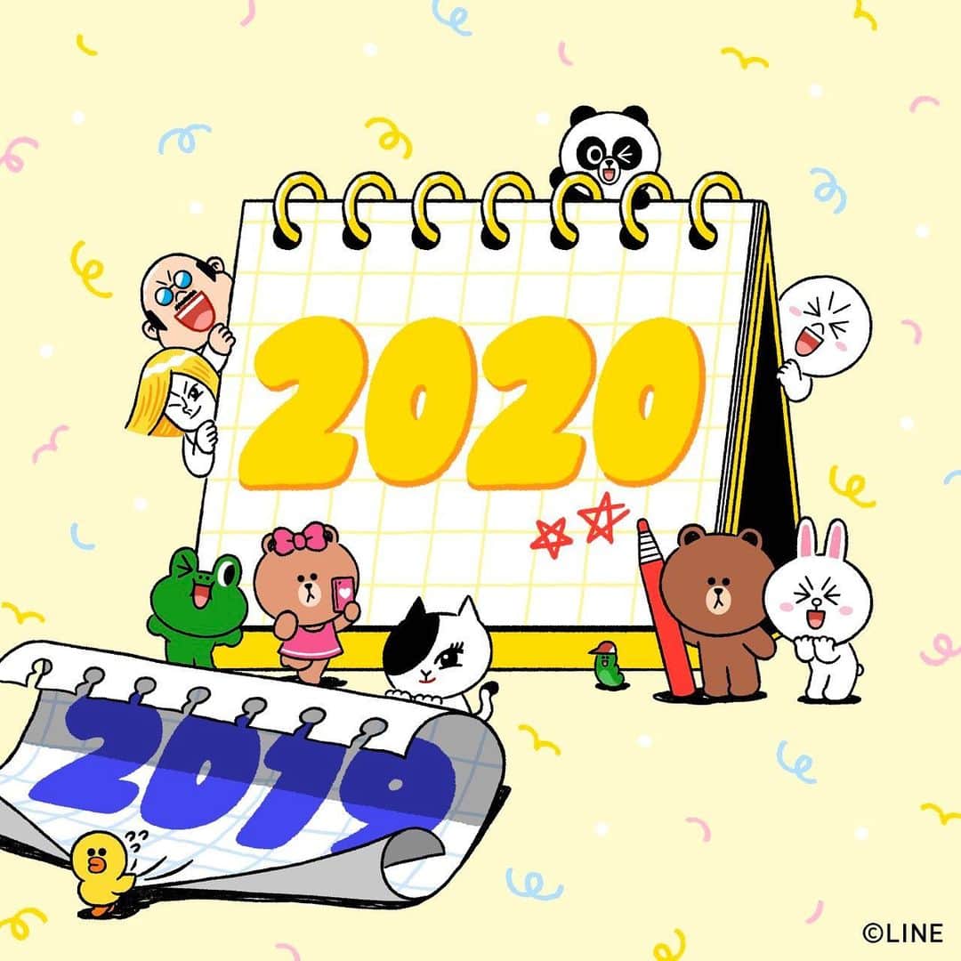 LINE FRIENDSさんのインスタグラム写真 - (LINE FRIENDSInstagram)「⠀ Page 365 of 365. And soon, page 1 of 366! ⠀ #2019 #2020 #Happy #Newyear #newyearseve #BROWN #CONY #SALLY #CHOCO #LEONARD #EDWARD #MOON #PANGYO #BOSS #JAMES #JESSICA」12月31日 11時00分 - linefriends