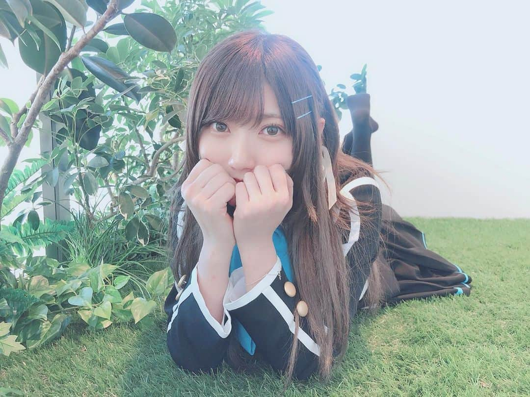 山田麻莉奈さんのインスタグラム写真 - (山田麻莉奈Instagram)「. . 天然ポジティブ系の お茶がすきな女の子です( ´-` )🍵❤︎ . . #アンジュヴィエルジュ #アプリ #扶瀬みちる #コスプレ #制服」12月31日 12時16分 - marina.yamada_324