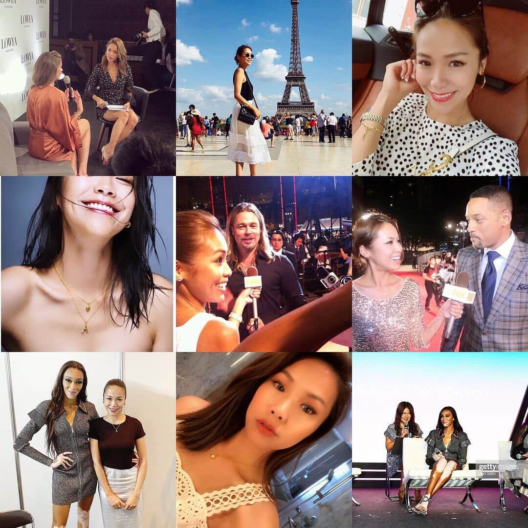 のインスタグラム：「Thank you 2019💞💞💞﻿ Can’t believe it is almost over!﻿ Thank you for the valuable life experiences, learned my lessons and I am so ready for you 2020🥳✨ ﻿ ﻿ 恒例のbest nine！﻿ 今年もありがとうございました😊﻿ ﻿ 大好きなケイト・モスともお仕事出来て、渡辺直美さんとウィニー・ハロウのトークショーも楽しかったし、ラグビーワールドカップは夢のようなお仕事だったし、海外もたくさん行けたし、新しい出会いもいーっぱいあって充実した忙しい一年でした😌🙏 ﻿ 駆け抜けた一年、楽しかったなー、ありがとう2019年。 ﻿ Thank you, thank you ALL✨✨✨✨ ﻿ ﻿ ﻿ 皆様が笑顔で新年を迎えられますように💕✨ ﻿ ﻿ ﻿  #bestnine #instagram #timetoreflect #whatayear #greatfun #gratitude #感謝 #2019 #2020 #letsgo #🙏」