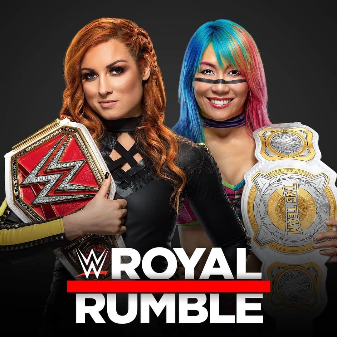WWEさんのインスタグラム写真 - (WWEInstagram)「@beckylynchwwe will defend the #Raw #WomensTitle against @wwe_asuka at #RoyalRumble, and @charlottewwe is the first Superstar to declare for the Women's #RoyalRumble Match!」12月31日 14時48分 - wwe