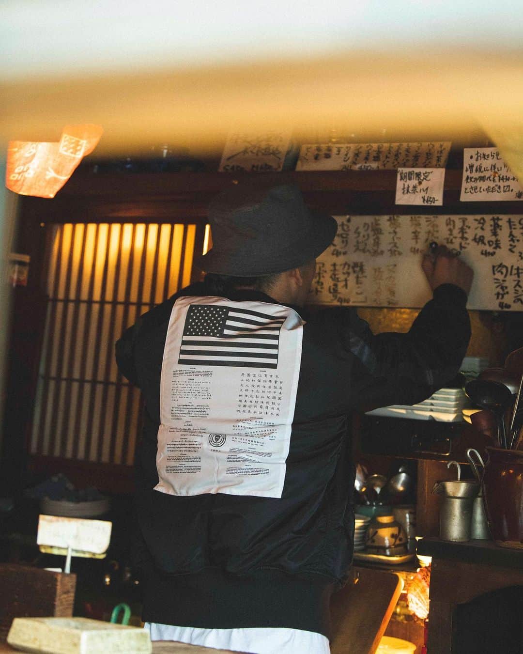 ALPHA INDUSTRIES JAPANのグルメインスタ