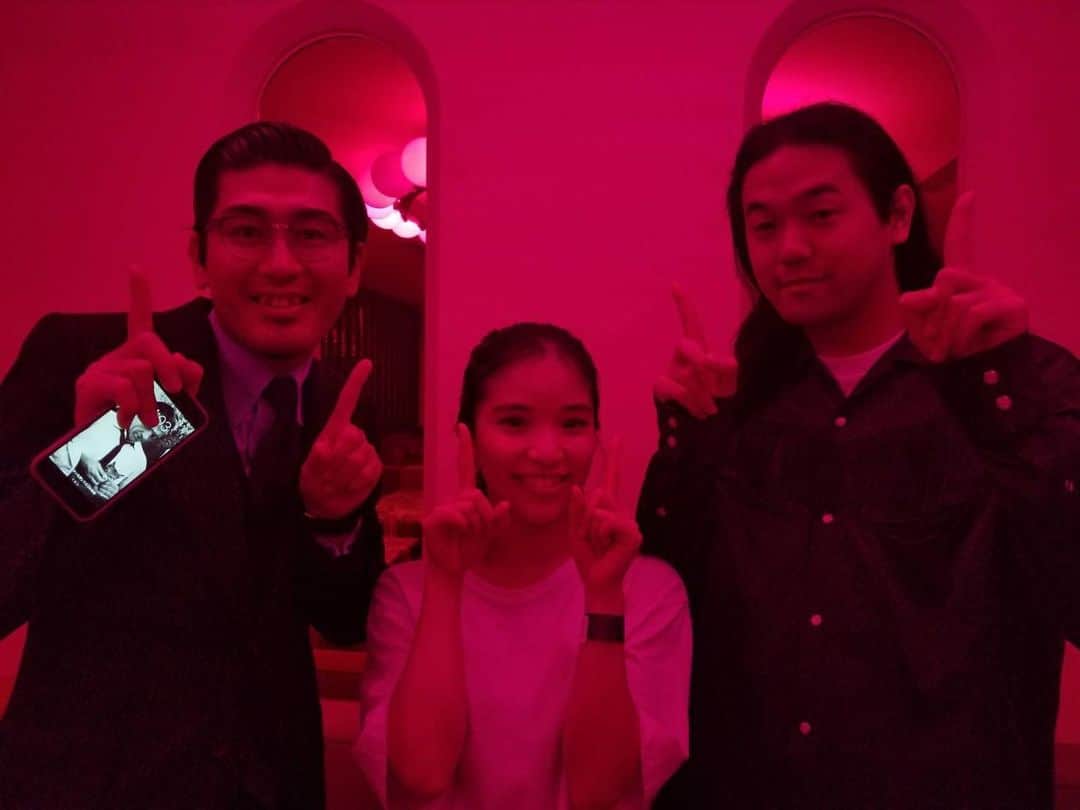 仮谷せいらのインスタグラム：「あつあつあつあつ 厚揚げ〜👆👆のポーズ✨  w/BUDDHAHOUSEさんPARKGOLFさん」