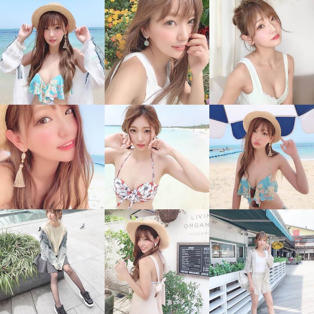いっちゃん/嶋津 いつみのインスタグラム：「. . いっちゃんのBest9✌🏻🎉⭐️ . . . ねぇ待って😀💨 . . . 私のBest9…例年のことながら 水着多すぎナイン🐤🖤ww . . . . . そして夏っぽい感じが みんな好きって思ってことがわかった🤗✨w . . . . . 来年もいっぱいバカンス🏖するぞー🙌🏻 . . . . . .  #関西  #関西サロモ  #サロンモデル #サロモ #いっちゃん  #フリーモデル #関西モデル  #あざといっちゃん #かわいっちゃん #いっちゃんコーデ #ブライダルモデル #アレンジモデル #ヘアカラー  #ヘアアレンジ #ootd . .」
