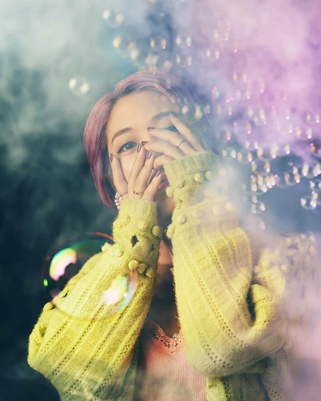 くまみきのインスタグラム：「2019年もありがとうございました💐 未来で会いましょう👽✨ Photo by @kashii_____k」