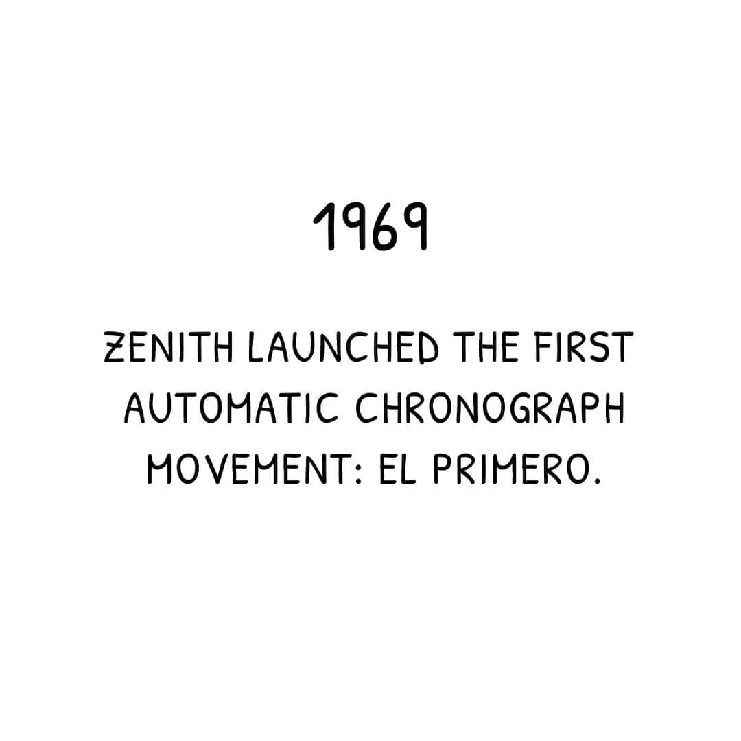 ゼニスさんのインスタグラム写真 - (ゼニスInstagram)「#ElPrimero50: A Forgotten Treasure: 2/5  #Zenith #ZenithWatches #ElPrimero #Chronograph #CharlesVermot #Grenier #Story #Manufacture #History #Cosey」12月31日 20時44分 - zenithwatches