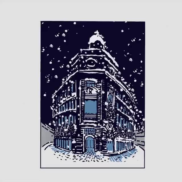アクアスキュータムのインスタグラム：「Warm wishes for the party season this evening #aquascutum」