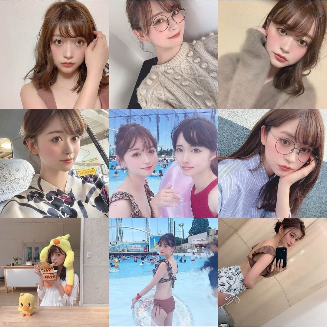 中沢結のインスタグラム：「今年も沢山の出会いと別れがあって、成長すべき年だったな。出来たかな。真面目なこと言うと自分の甘さに気付いて頑張らなきゃなって思った年だった！でも物凄く楽しかったな＾＾ 来年は芯の通った凛とした女性像に近付けるように頑張ります。 自分でも呆れるくらい不器用で迷惑かけてしまうこともありますが、どうか、来年も仲良くして頂けたら嬉しいです。フォロワーの皆様も仲良くしてください>< いつもありがとう、良いお年を☺️☺️ #bestnine#さよなら令和元年」