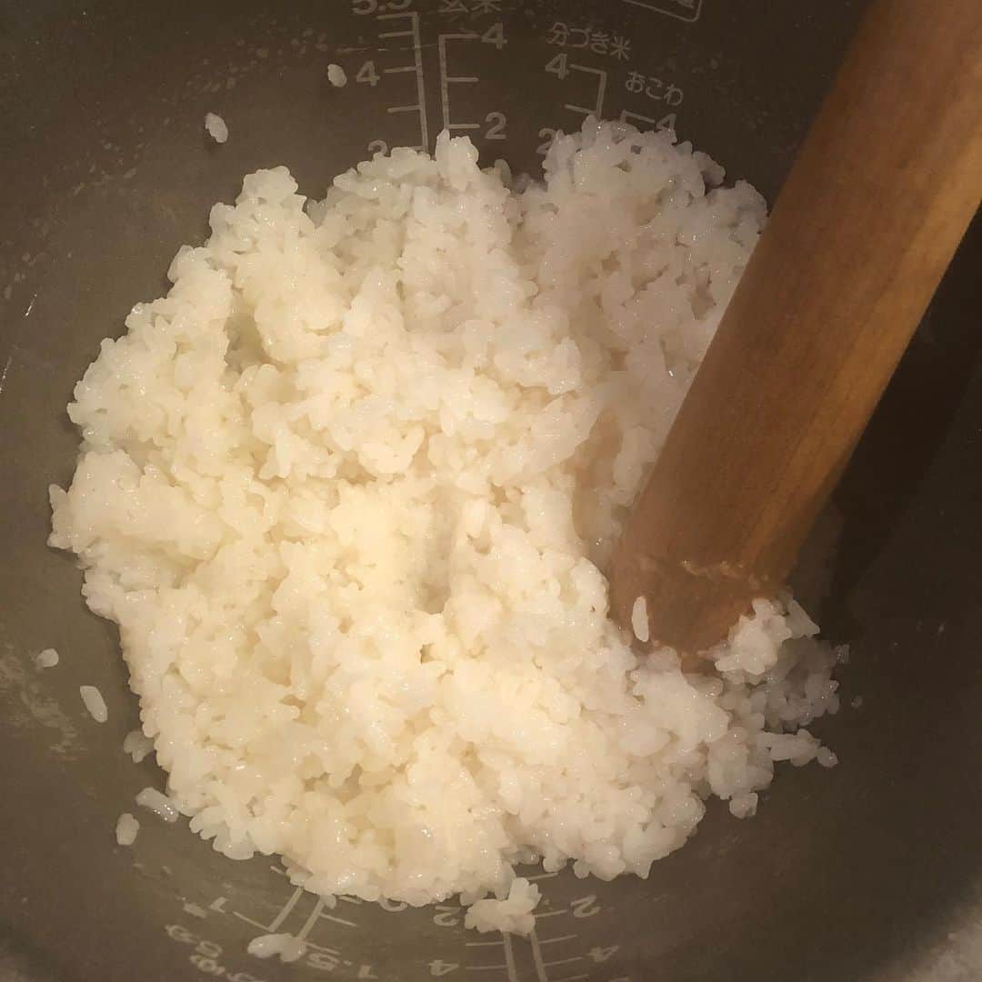 池田有希子さんのインスタグラム写真 - (池田有希子Instagram)「生まれて初めて鏡餅を餅米を炊くところから作ったら自画自賛が止まりません。愛おしい！柔らかく炊いたらいささか引力に負けているところも可愛い。個人的にネ〇ミがダメなので自分基準でOKなハリネズミを。紙垂は揚げ物用敷紙、昆布はお出汁用。 #kagamimochi #ricecake #yearoftherat #schleich」12月31日 21時36分 - yukikoikeda