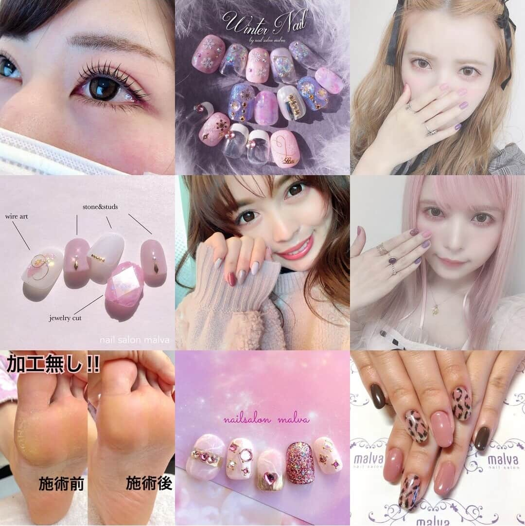 nailsalon malva（ネイルサロンマルヴァ）のインスタグラム