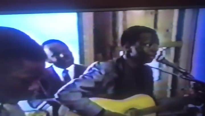 ワイクリフ・ジョンのインスタグラム：「My roots are planted in  Caribbean Gospel Music, so tonight I bring in 2020 where it all started for me, my daddy’s church. FYI, that’s him sitting behind me when I am singing.  So, tonight 10 o’clock at the Good Shepherd Church of the Nazarene - 1108 south Orange Avenue  Newark New Jersey, I will once again sing for my Father.」