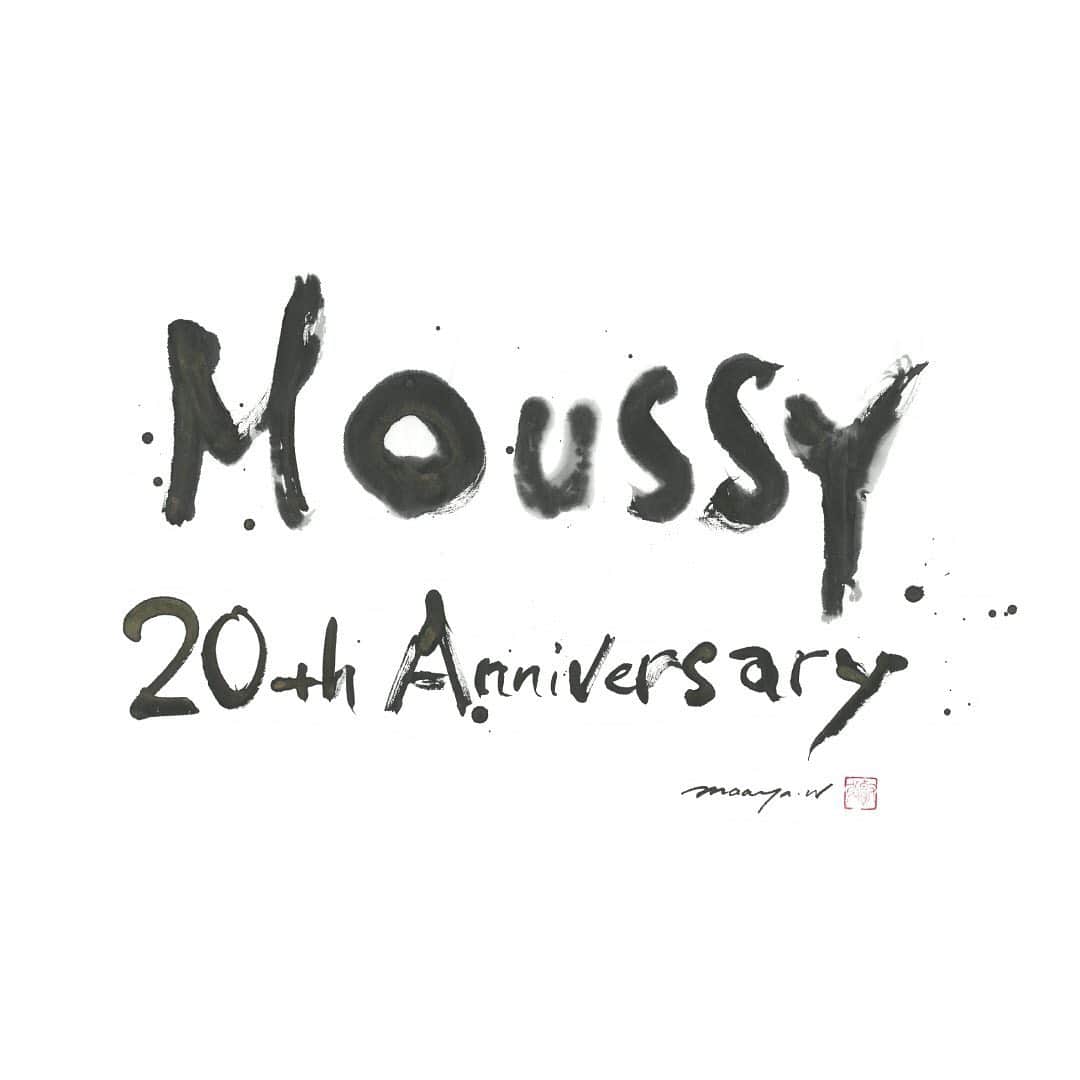 マウジーさんのインスタグラム写真 - (マウジーInstagram)「2020, MOUSSY 20th Anniversary year just start. #MOUSSY ㅤㅤㅤㅤㅤㅤㅤㅤㅤㅤㅤㅤㅤ ‪Calligraphy written by Maaya Wakasugi. ‬ @maayawakasugi #maayawakasugi」1月1日 0時00分 - moussyofficial