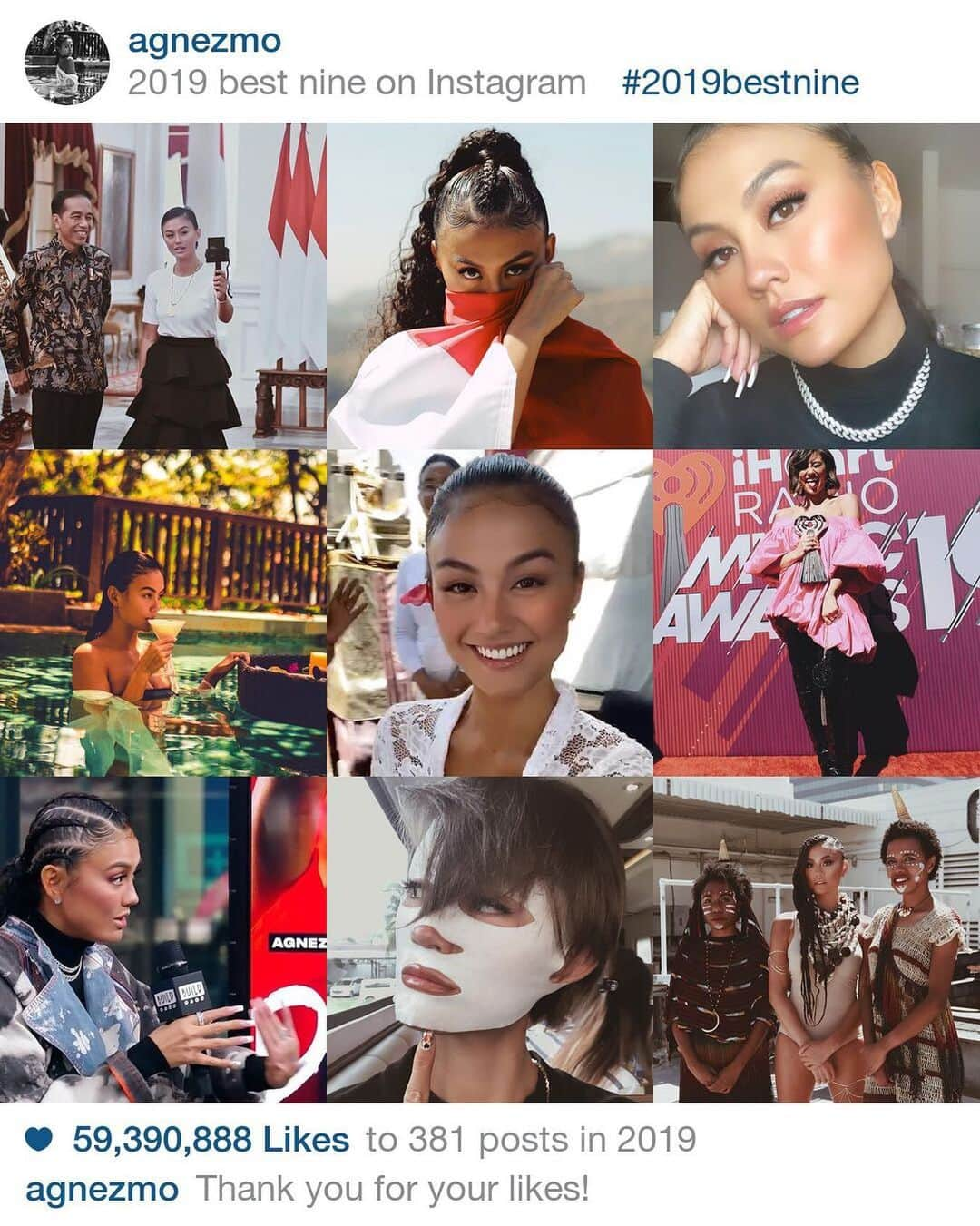 アグネス・モニカさんのインスタグラム写真 - (アグネス・モニカInstagram)「❤️ Thanks for the love ☃️🥰 . . #AGNEZMO」1月1日 0時14分 - agnezmo