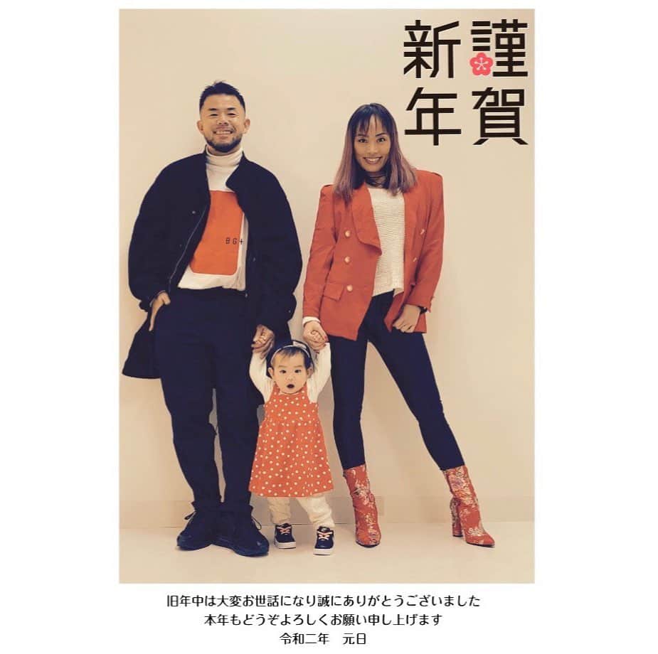 SONNYのインスタグラム：「🎍ＨＥＬＬＯ ２０２０🎍 . . ⛩明けましておめでとうございます⛩  SONNY, MAMI & TIANA」