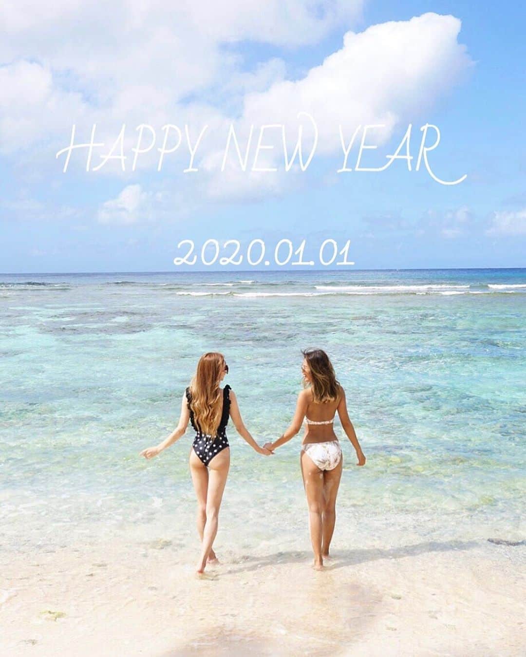 のインスタグラム：「.﻿ 令和2年.元日.﻿ 明けましておめでとうございます🎍﻿ 今年も宜しくお願い致します🙇‍♀️﻿ ﻿ 2020年、皆様にとって﻿ ステキな年でありますように..💫﻿ ﻿ ﻿ #2020年 #2020 #元日 #新年 #令和2年 #正月 #happynewyear #happynewyear2020 #guam #guamtrip #travel #グアム #グアム旅行 #海外旅行」