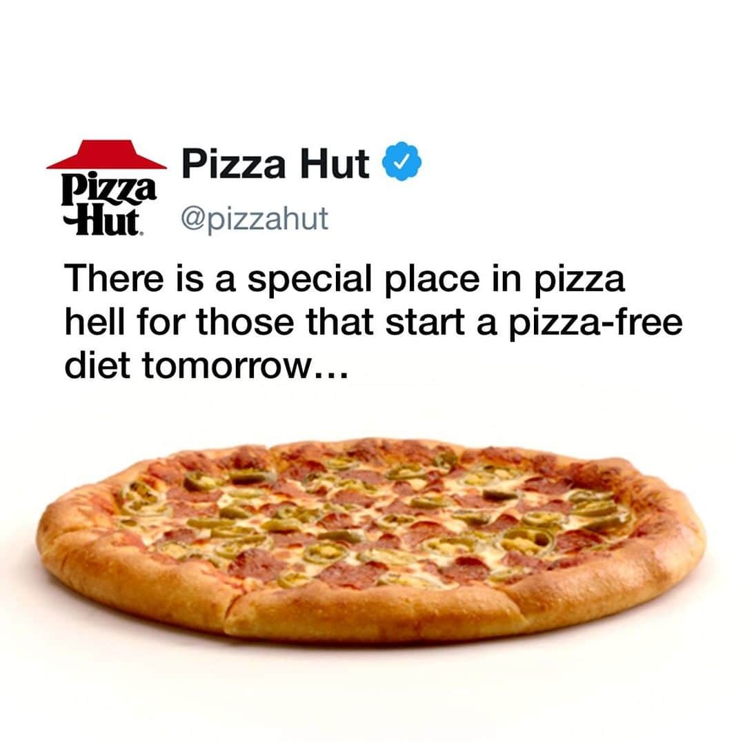 Pizza Hutさんのインスタグラム写真 - (Pizza HutInstagram)「Don’t even think about it.」1月1日 1時30分 - pizzahut