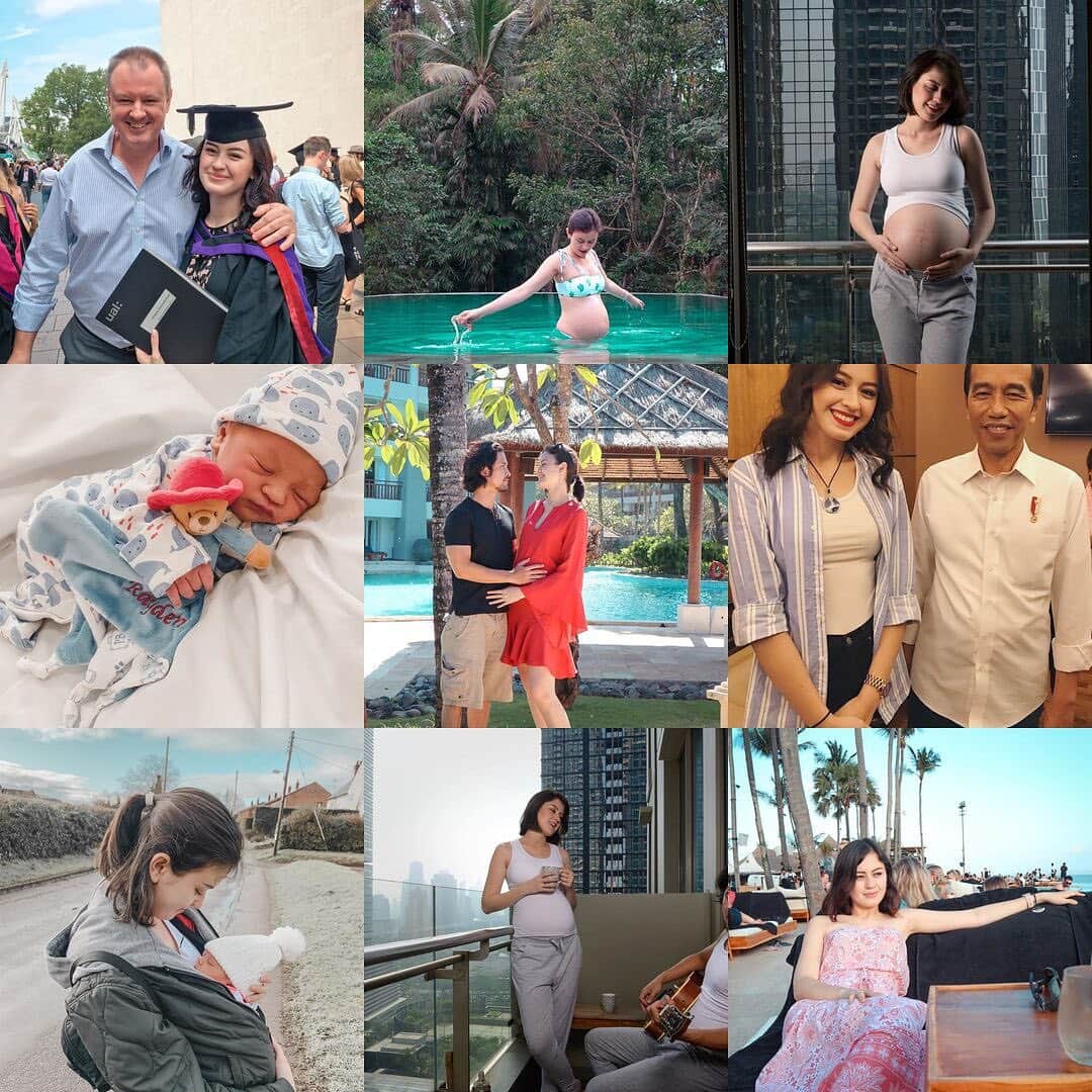Kimberly Ryderのインスタグラム：「What a year filled with blessings... #2019bestnine 👪 (#HappyNewYear2020 Indonesia!)」