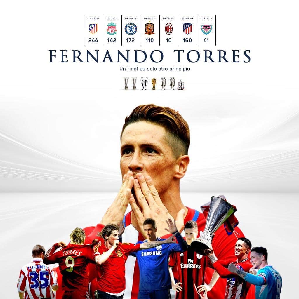 フェルナンド・トーレスのインスタグラム：「10 years of memories... @fifaworldcup  #facup  @championsleague  #uefaeuro2012  @europaleague  #golden boot X2 @chelseafc  @sefutbol  @acmilan ...」