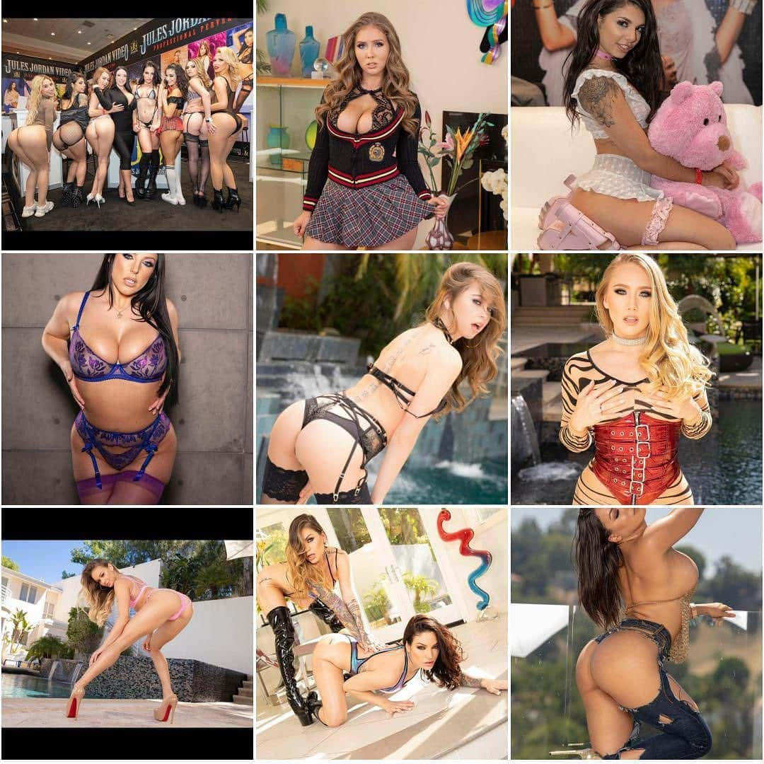 Jules Jordanさんのインスタグラム写真 - (Jules JordanInstagram)「Here’s my #topnine for the year.  No shocker there’s lots of butts! 😂 Happy New Year everyone! 🎊🎉」1月1日 5時58分 - julesjordanx