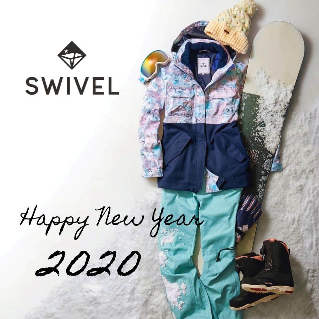 Swivelのインスタグラム：「HAPPY NEW YEAR⁠ ⁠ 明けましておめでとうございます。⁠ 今年も皆様にとって良い一年となりますように！⁠ ⁠ 初すべりは是非SWIVELと一緒にお楽しみください☺️⁠ ⁠ #SWIVEL #スウィベル」