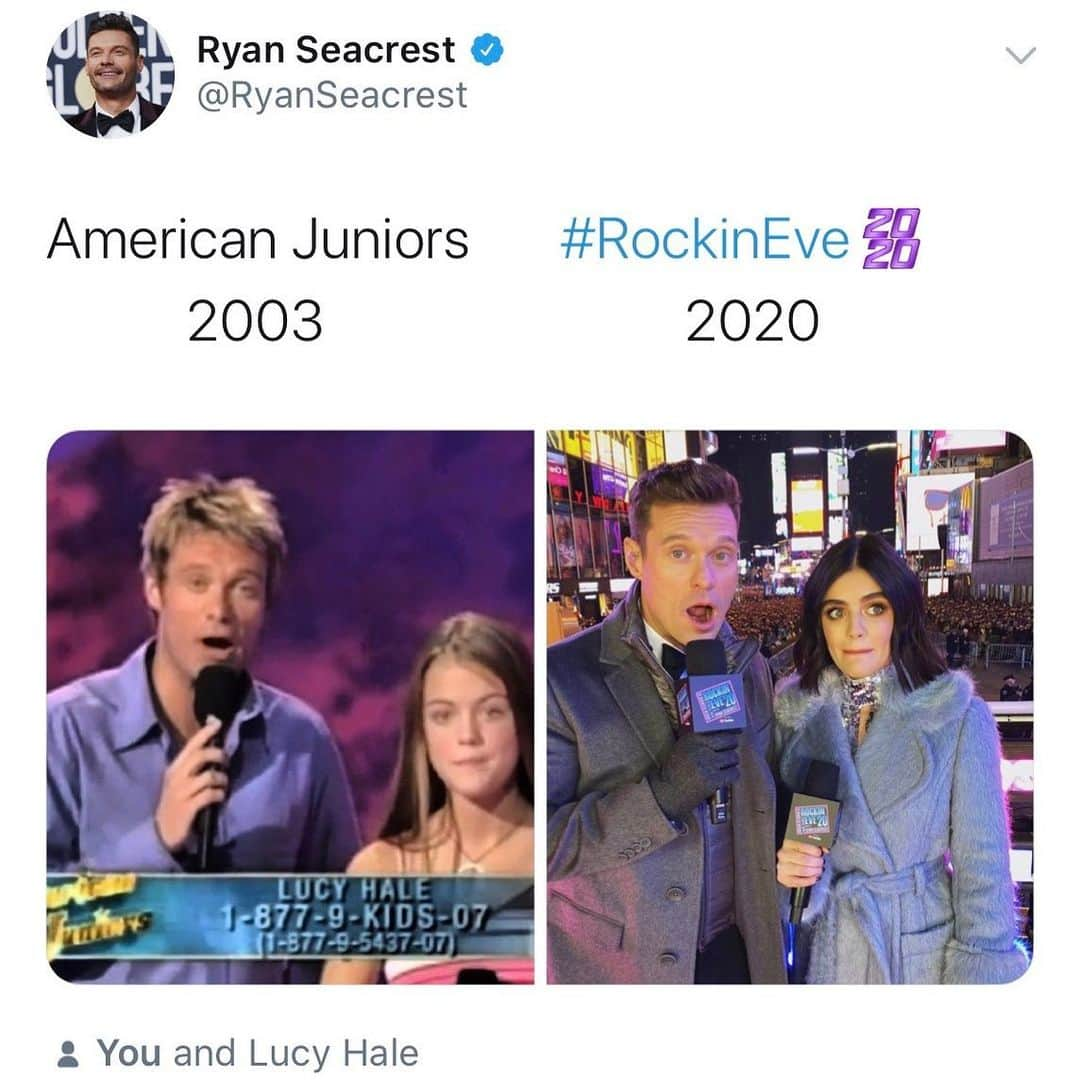 ライアン・シークレストさんのインスタグラム写真 - (ライアン・シークレストInstagram)「Is this what the kids call a “glow up”? #RockinEve」1月1日 8時49分 - ryanseacrest