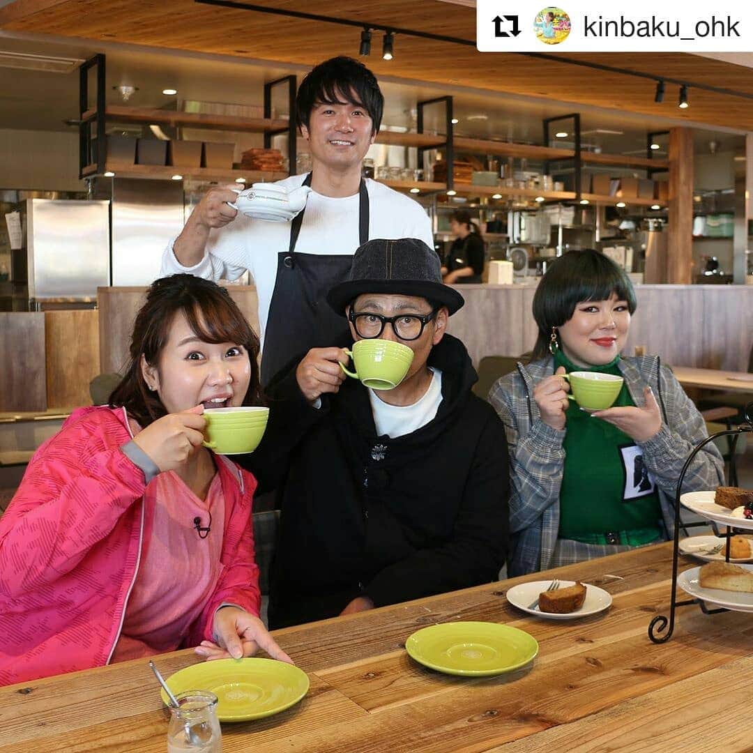 のインスタグラム：「#Repost @kinbaku_ohk (@get_repost) ・・・ きょうは いよいよ新春スペシャルです！ よろしくお願い致します❤️😊 正午から放送🙆‍♂️✨ その後午後2時からYouTube生配信🙋‍♀️❤️ #ohk#岡山放送#金バク #正午から#8ch#矢野みなみ #遠藤章造#ブルゾンちえみ#トット#令和のブレイク芸人」