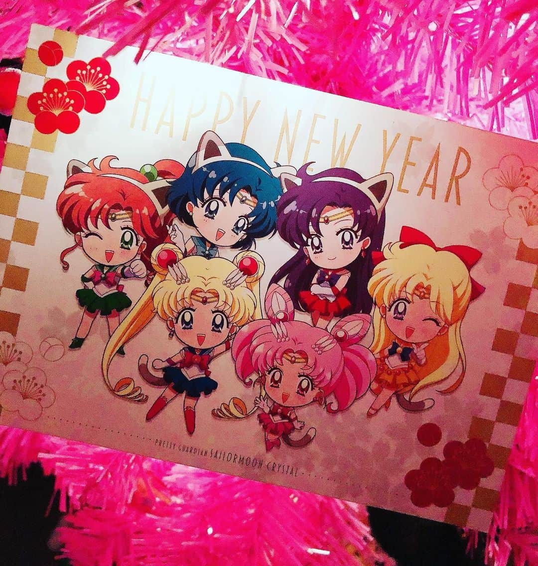 Sailor Moonさんのインスタグラム写真 - (Sailor MoonInstagram)「✨🌙 Happy New Year friends! My Sailor Moon Namja Town New Years postcard! 🌙✨」1月1日 12時39分 - sailormoon_sc