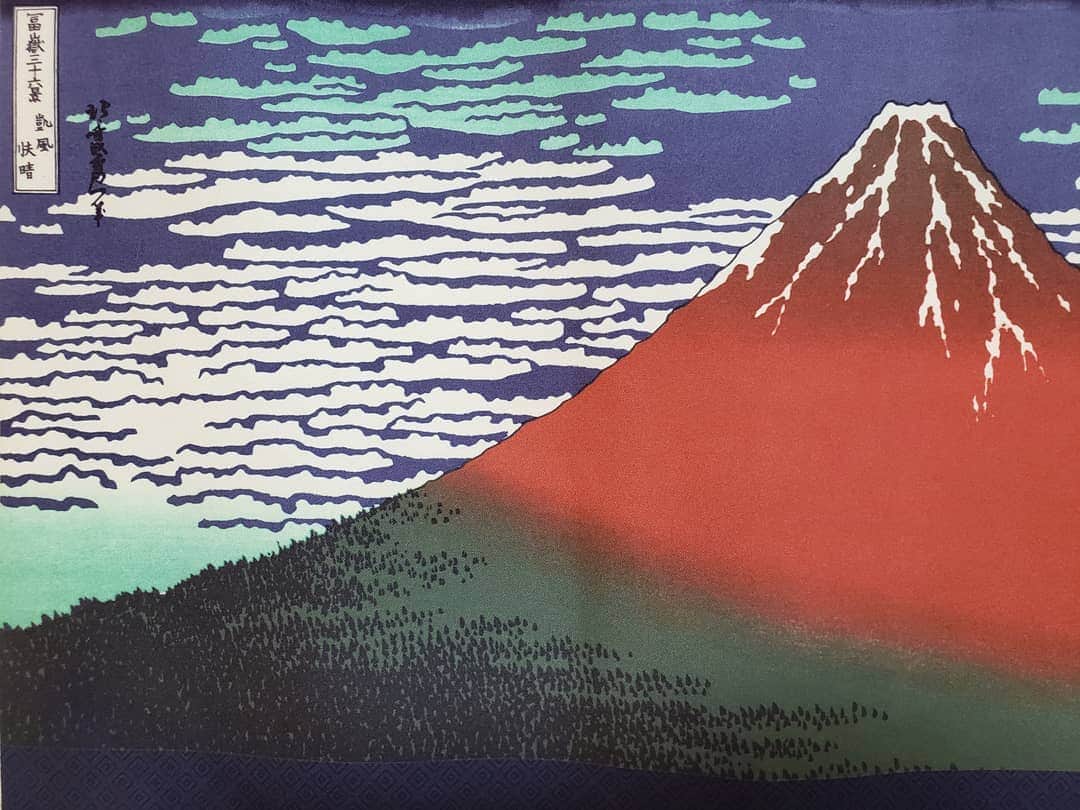 のインスタグラム：「冨獄三十六景🗻凱風🍃快晴☀️」