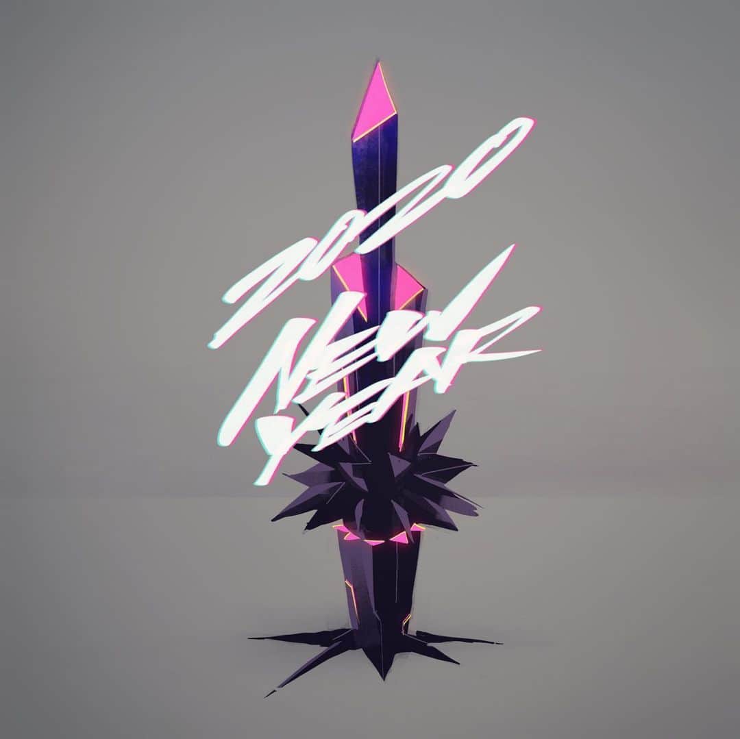 コヤマシゲトのインスタグラム：「2020.  #PROMARE #kadomatsu #newyear」
