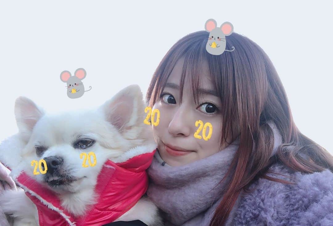 黒坂優香子さんのインスタグラム写真 - (黒坂優香子Instagram)「Happy New Year 2020❤️ ・ ・ 今年もよろしくお願いします♡ ・ ・ ねずみこころが可愛いすぎる…😭❤️ @cocorokurosaka」1月1日 16時09分 - yukakokurosaka0606