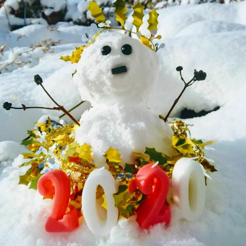 藤井リナさんのインスタグラム写真 - (藤井リナInstagram)「New Year Snowman ☃️ How do you like it🤗✨ May each day be filled with joy  新年雪だるま⛄️ どうかなw⛄️ みんなにうれしい幸せなことがたくさん起きますように❤️ #snow #snowman #happynewyear 微博:@藤井莉娜LenaFujii #lenafujii #fujiilena #藤井リナ #藤井莉娜」1月1日 16時23分 - lenafujii0702