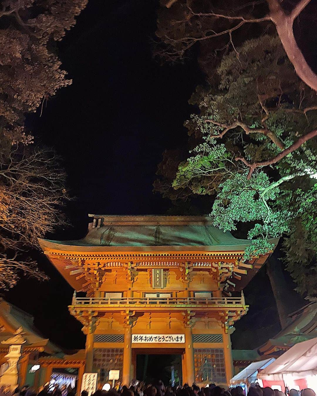 難波サキさんのインスタグラム写真 - (難波サキInstagram)「明けましておめでとうございます⛩✨ 2020年も親子共々宜しくお願いします✨ 皆様にとって心豊かな一年になりますように🙏🏼✨ ・ 年越しは人生初 #東国三社参り をしてきました。元旦明けすぐに鹿島神宮でご祈祷して頂きました。鹿島神宮→息栖神社→香取神宮の三社参り🙏🏼 ・ ストーリーにも沢山載せてるけど今回の三社参りで信じるか信じないかはあなた次第…みたいな…とても不思議な出来事があったり…お話ししたい事が盛りだくさん‼️長くゆっくり書きたいからそちらは後日紹介するね😉心身共に浄化されてとても豊かな気持ちで2020年を迎えることができました🍀 ・ 鹿島神宮のおみくじは私もJも吉でした‼️ 誕生日のおみくじもどっちも良い事書いててホッと🍀 #元旦#2020年スタート#パワースポット巡り  #三社参り#息栖神社#香取神宮#神木」1月1日 17時07分 - sakinanba