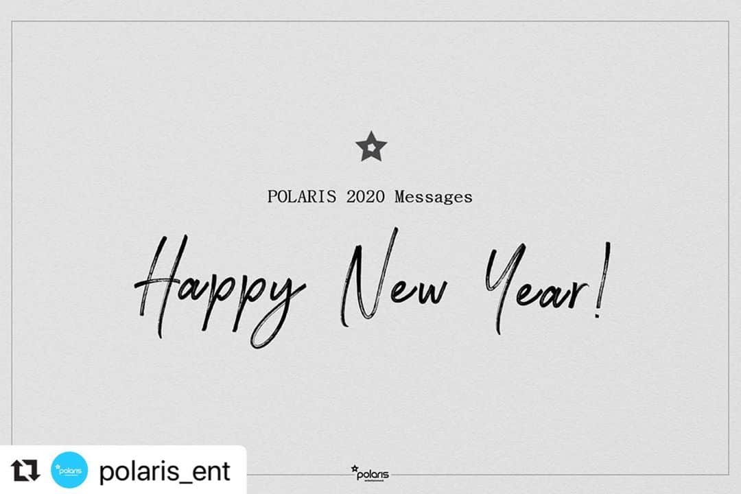 Ladies' Codeのインスタグラム：「⠀ #Repost @polaris_ent ⠀ [폴라리스] ⠀ 2020년 좋은 일 생기는 방법! ⠀ 폴라리스 식구들의 메시지와 함께 ❣️2020년도 행복한 한 해 되세요❣️ ⠀ http://naver.me/GDvRW4Fd ⠀ #폴라리스 #경자년 #새해복많이받으세요」