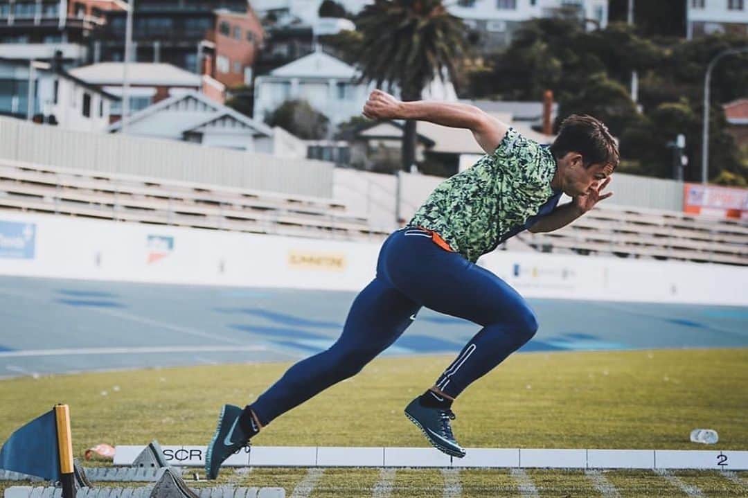 ジャック・ヘイルのインスタグラム：「12.27s in the Latrobe Gift off scratch to take out second place behind @lawson.power 👀  3rd in the Burnie invitational 120m off scratch a few days later IN FRONT of @alexhartmannathlete 👀 see you in Canberra Muscles 😍」