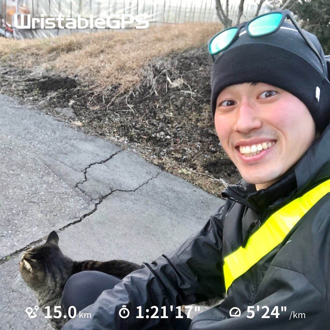 重盛赳男さんのインスタグラム写真 - (重盛赳男Instagram)「明けましておめでとうございます🎍 今年もどうぞよろしくお願いします！ . 元日は、地元で父と走り初めをしました。 写真は父ではなく我が家のジジことレオ。 完全に無視されているけれど、私はげんきです。 . 2020年も、仕事第一にランニングも頑張ります！ 12月は盛大にサボりましたが、まずは別大！ . #ランニング #マラソン #running #marathon #別府大分毎日マラソン #長野マラソン #epson #wristablegps #nbs #長野放送 #重盛赳男 #アナウンサー #走り初め #今年もよろしくお願いします」1月1日 18時17分 - shigemoritakeo