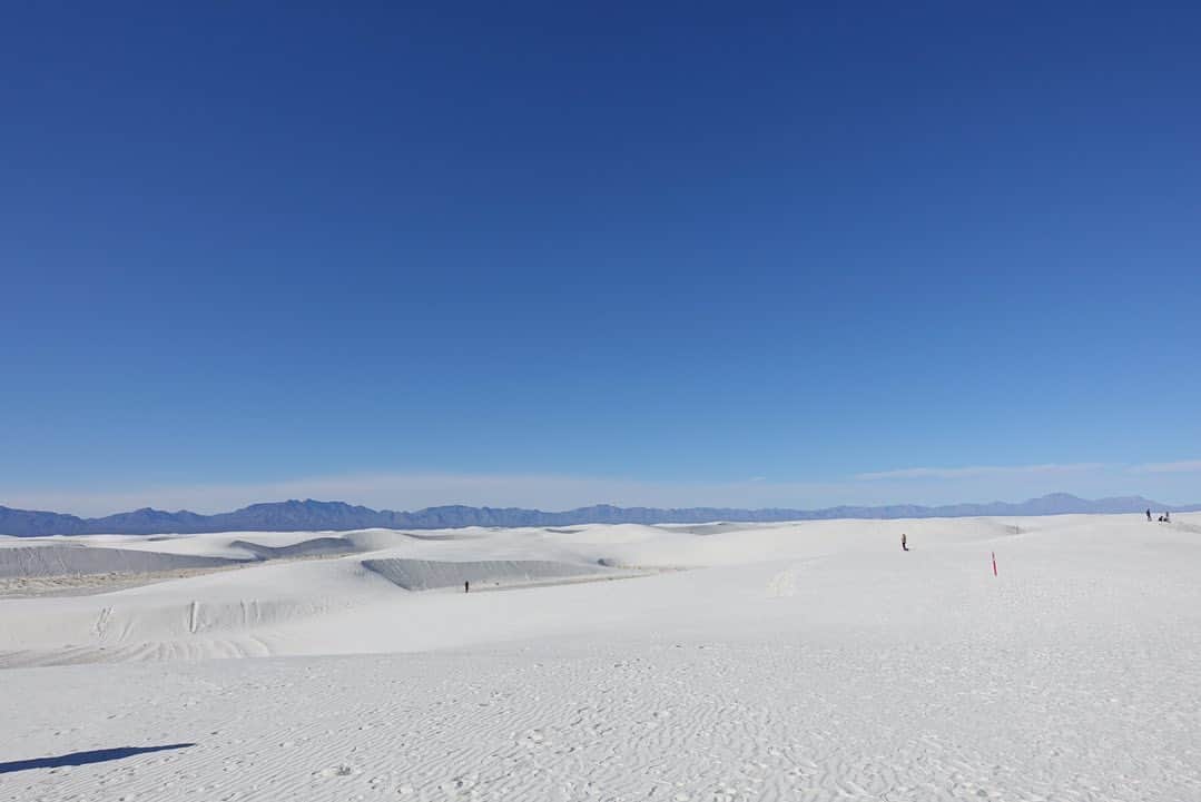 川辺ヒロシさんのインスタグラム写真 - (川辺ヒロシInstagram)「東京都の3/1くらいの面積のホワイトサンズという白い砂の場所へ 果てしない グーグルアースで見たらめちゃデカい」1月2日 1時58分 - firoshi1