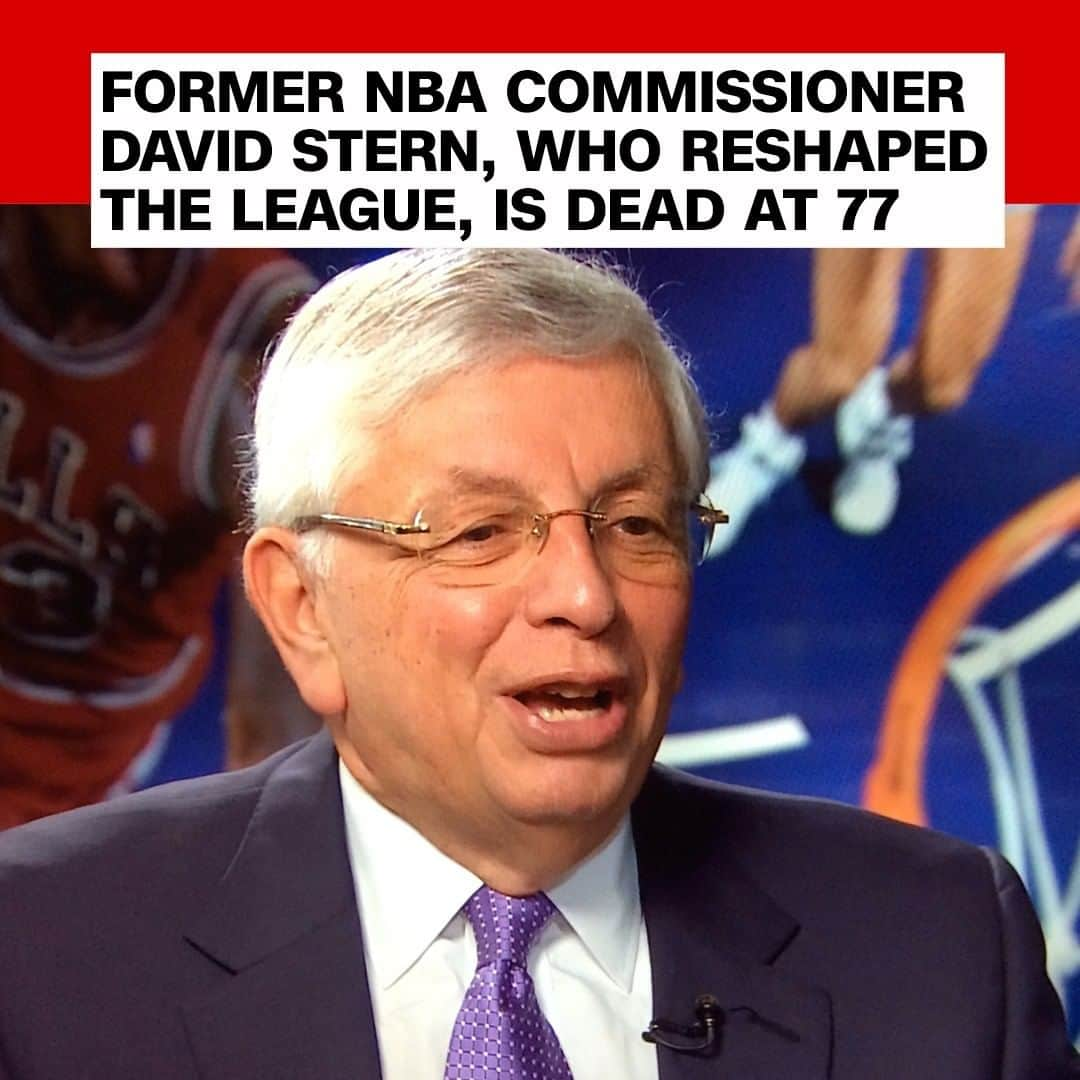 CNNさんのインスタグラム写真 - (CNNInstagram)「David Stern, the former NBA commissioner who reshaped the league and presided over its skyrocketing growth for three decades, has died, the league said Wednesday. He was 77. Tap the link in our bio to learn more.」1月2日 6時39分 - cnn