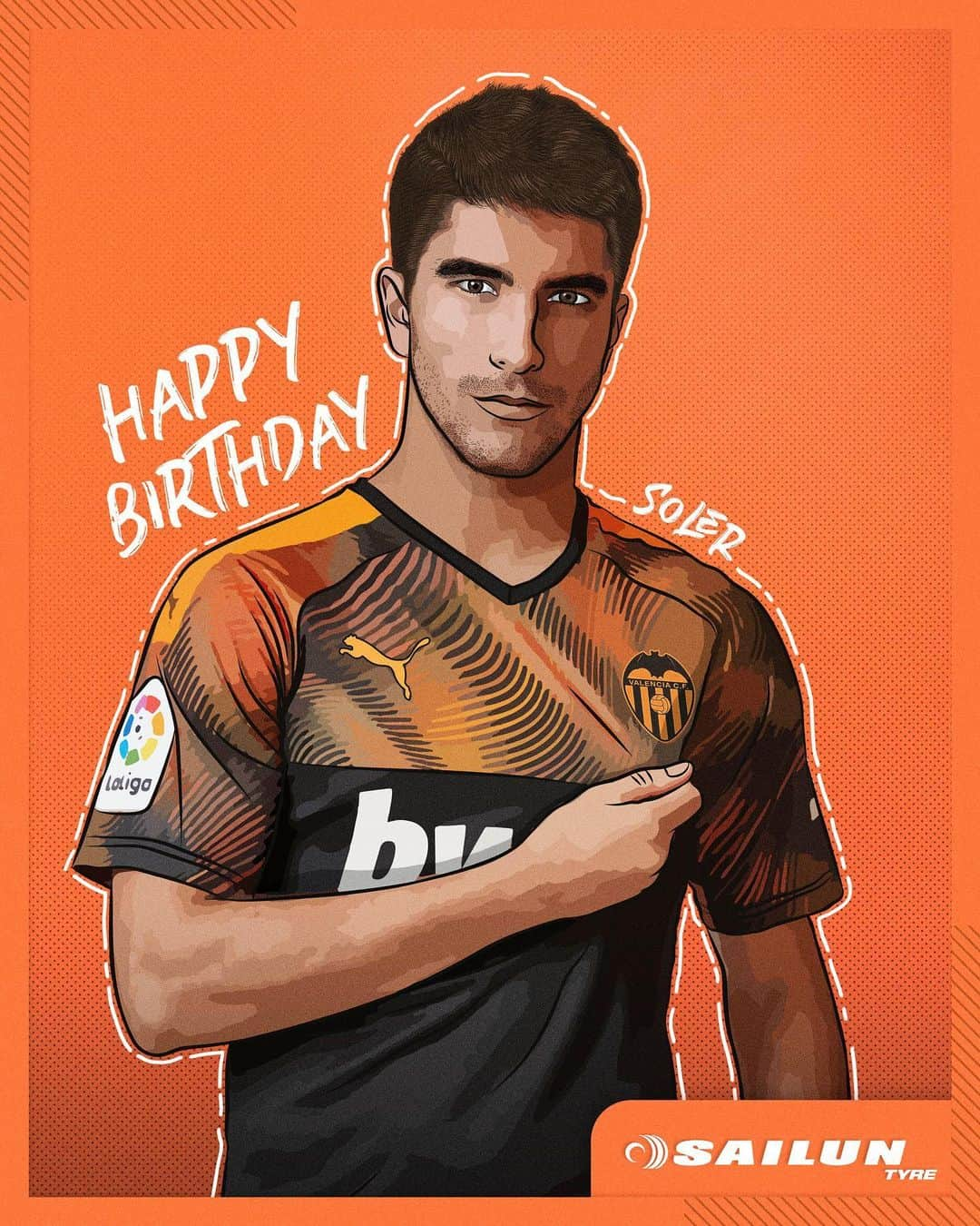 バレンシアCFさんのインスタグラム写真 - (バレンシアCFInstagram)「🥳 Wishing @carlos10soler the happiest of birthdays today! 🌟2⃣3⃣🌟 . 🦇 Crecer, aprender, competir y triunfar desde la Academia VCF 🤩 ¡Feliz 23 cumpleaños Carlos! 🎂🎉 . ¿Le felicitáis afición? ⤵️⤵️⤵️⤵️ . #VCFAcademy ⚽ #AmuntValencia 🖤 @sailuntyrehq #ValenciaCF #happybirthday #birthdayboy」1月2日 17時39分 - valenciacf