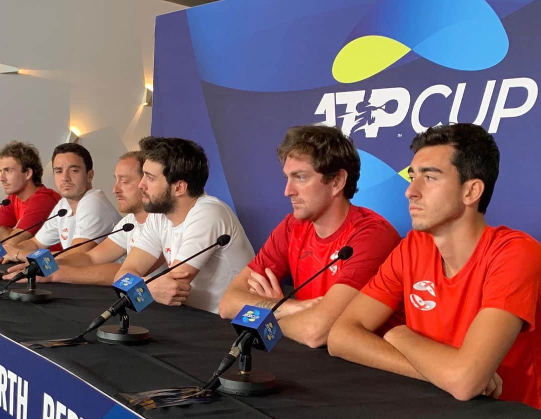 のインスタグラム：「#teamgeorgia #atpcup🇬🇪」