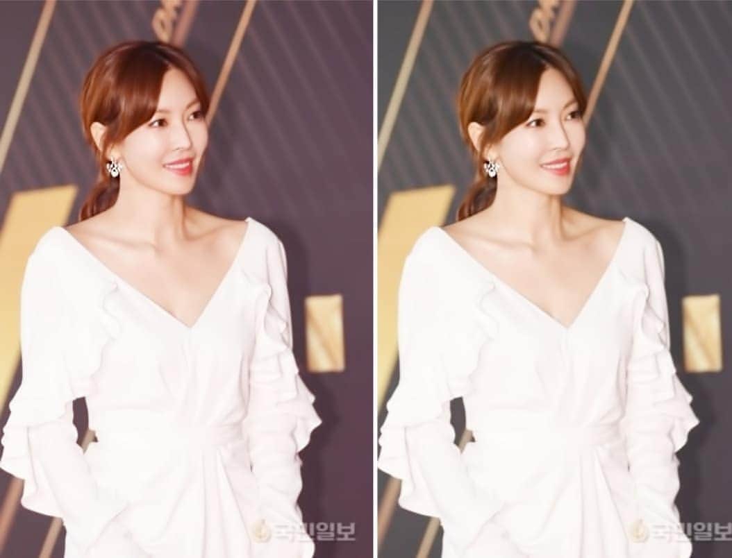 のインスタグラム：「^^*감사합니다🙏  출처:네이버 블로그 ssossung 투머치 님❤ 아름다운 그녀, 김소연을 응원합니다 - https://m.blog.naver.com/PostList.nhn?blogId=ssossung  헤어💇‍♀️ @suann614  메이크업💄 @harunangja  스타일리스트👗 @alicefunk9093 @deduue  네일💅 @sunny_9862  매니져🤺 @seokho89 🏠@jwidecompany ...🤗👍」
