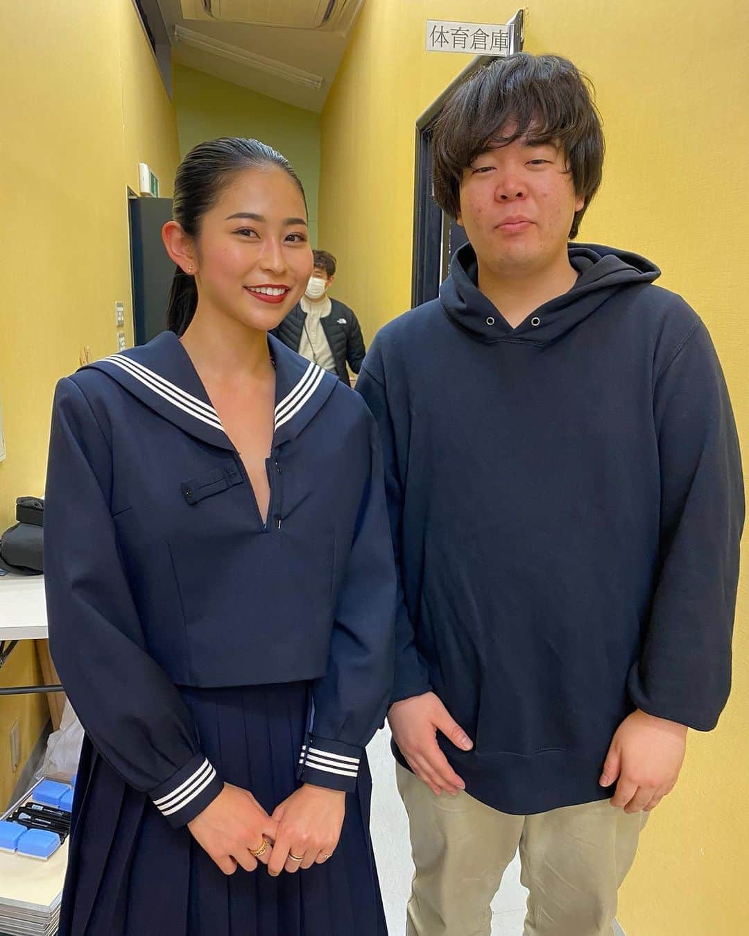 十枝梨菜さんのインスタグラム写真 - (十枝梨菜Instagram)「スケバン🦧 今日の収録はお会いしてみたかった草薙さんと一緒でした❣️LA行く前から一度はお会いしたいなと思ってたから嬉しい😆そして長年お世話になってる私の大好きな皆さんとも再会出来てさらに嬉しい☺️💞オンエアお楽しみに💯🙈 #スケバン#TV#tvshow#セーラー服#宮下草薙#草薙#japan#rinatoeda#十枝梨菜」1月31日 20時06分 - rinatoeda0611