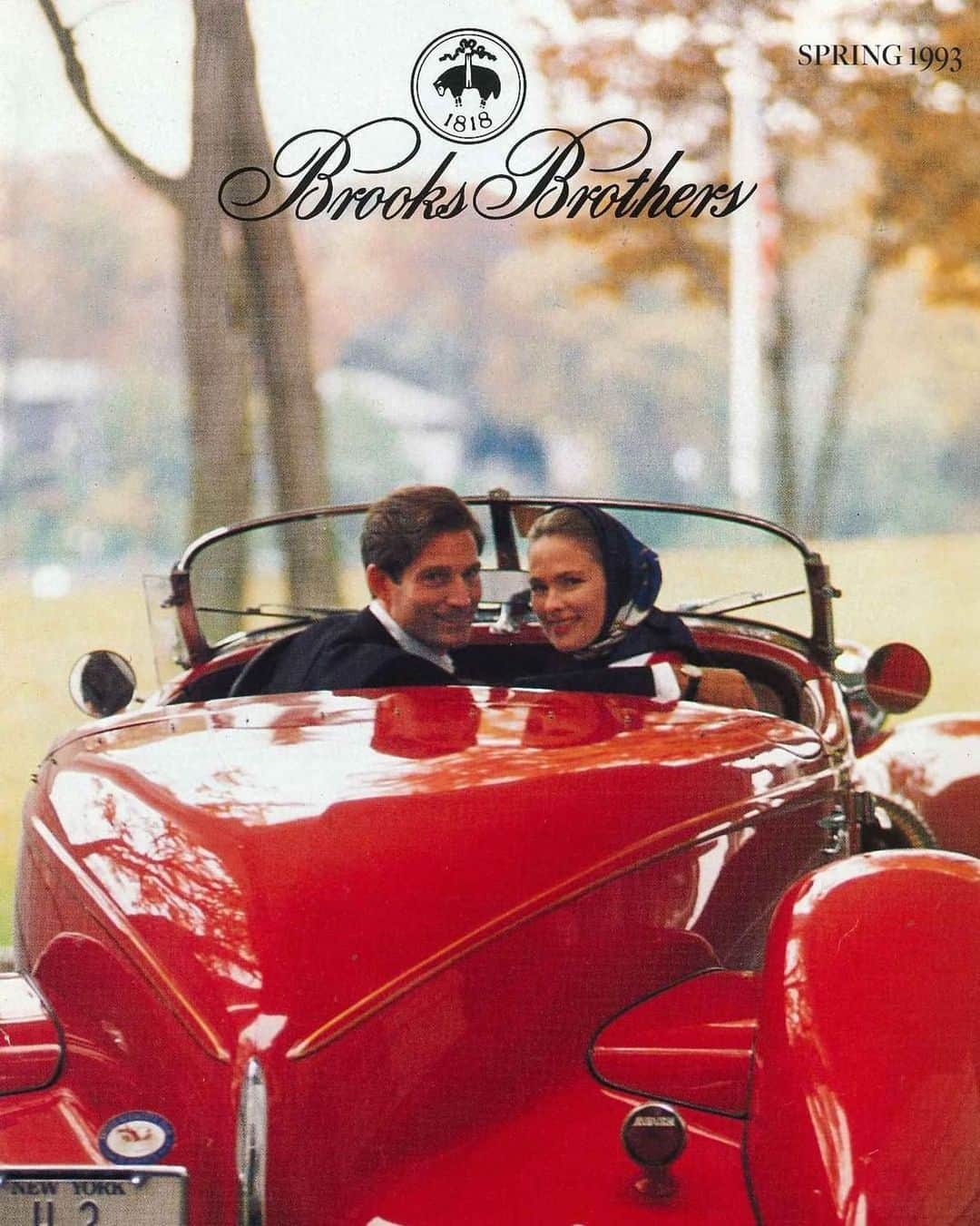 ブルックス ブラザーズさんのインスタグラム写真 - (ブルックス ブラザーズInstagram)「1993年のロマンチックな #ブルックスブラザーズ カタログよりーー。 . #愛妻の日 #BrooksBrothers #ドライブ #RetroFashion」1月31日 20時33分 - brooksbrothersjapan