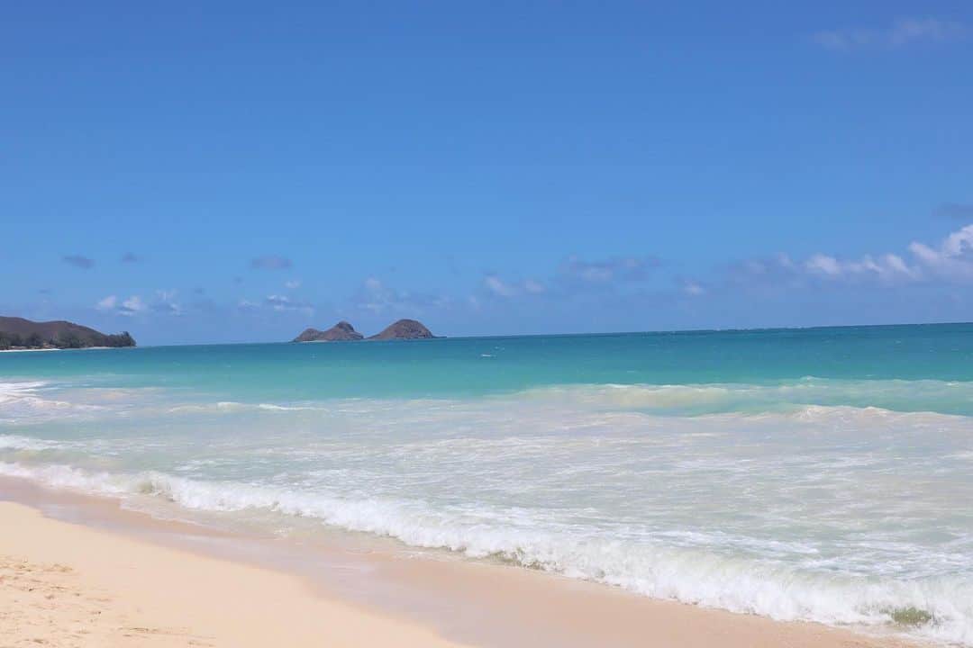 のインスタグラム：「.﻿ 普段は米軍基地✨﻿ 週末だけ開放される【ベローズフィールドビーチ】🏝﻿ ﻿ 前回行ったら曇りで全く綺麗ではなかったのですが、今回は快晴で最高でした😍﻿ ラニカイとワイマナロに挟まれたところなので、海の色も東海岸の綺麗な色💕﻿ 行った日は風があり、少し波が高めでした💦﻿ ﻿ 日曜日だけ入り口にフリフリチキンで有名な【コアラモア】が🥳﻿ 地元の方もたくさん買いに来てました😇﻿ ちょっと時間がかかりますが、炭火でローストされたチキンはとっても美味しいです🥰﻿ サイズも選べるし、頼むとカットもしてもらえるので、ビーチですぐに食べられます👍﻿ これがまた美味しくて❤️﻿ ﻿ 基地の中に入ると綺麗な海が見えて、地元の方がキャンプなどをしています🤩﻿ ビーチ近くに適当に駐車できるのですが、砂浜近くまで行ってしまったところ、帰りに車がハマって動けなくなりました😱﻿ なんとかタオルを犠牲にして脱出できましたが、四駆以外で行くのは危険だよーと現地の方に言われました😰﻿ 四駆以外の方は少し距離があっても、砂浜ではない場所に駐車したほうがいいです💦﻿ ﻿ 人が少なくてプライベート感あり😆﻿ お手洗いやシャワーもあるし、ライフガードの方もいるので、レンタカーの方にはオススメです😋﻿ .﻿ ﻿#hawaii #hawaiistagram #hawaiitrip #hawaiilove #bellowsbeach #beach #lanikaibeach #waimanalobeach #eoskissm #canoneoskissm #followme #hawaiisbestphotos #koalamoa #hulihulichicken #ハワイ #ハワイ旅行 #ハワイ好き #ハワイ好きな人と繋がりたい #ベローズフィールドビーチ #ベローズビーチ #ビーチ #旅行好きな人と繋がりたい #フリフリチキン #ラニカイビーチ #ワイマナロビーチ #ミラーレス一眼」