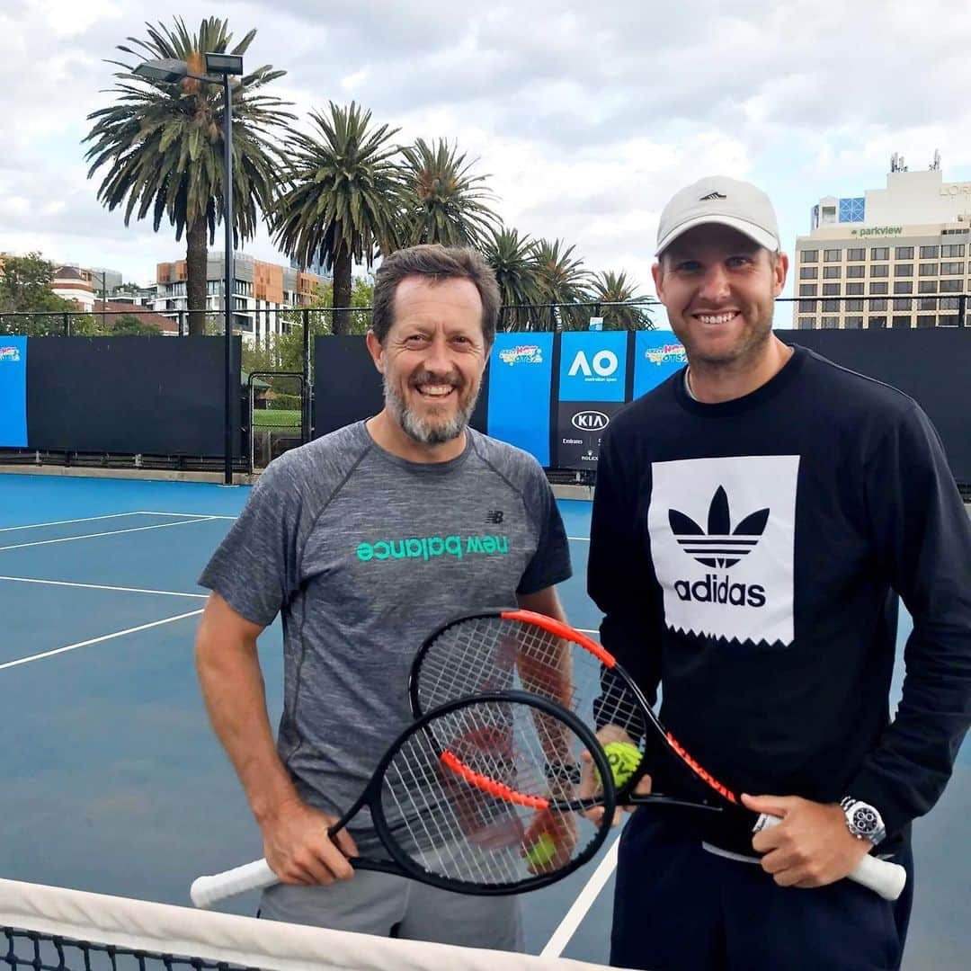 オラ・トイヴォネンのインスタグラム：「Always a great to have u in the city @bjorkmantennis  Thx for this week, great company as always 🤟🏼」