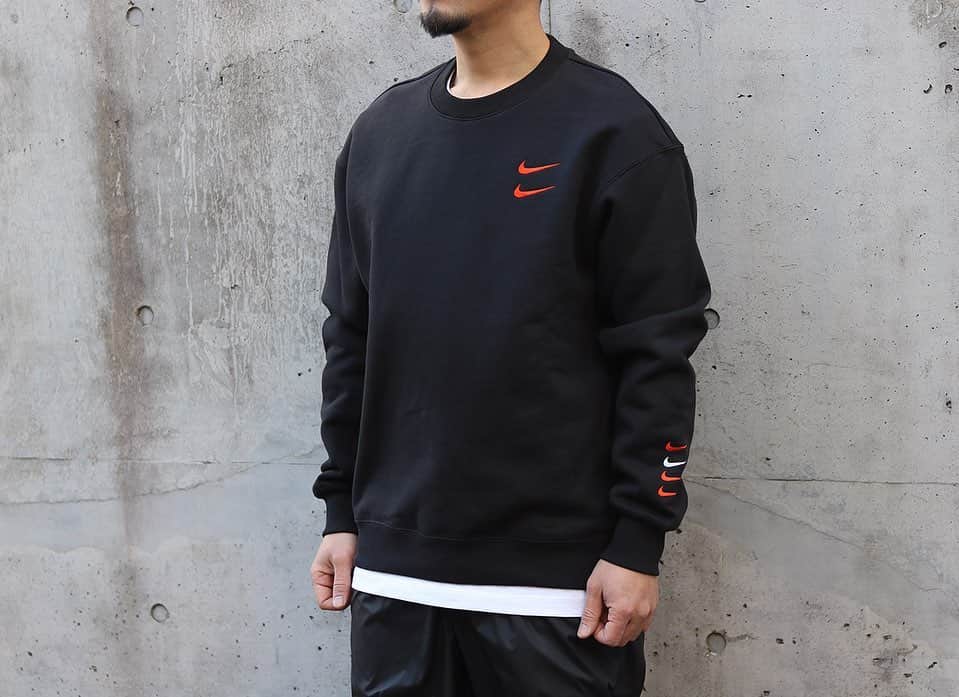 A+Sさんのインスタグラム写真 - (A+SInstagram)「in stock now ■NIKE SWOOSH CREW COLOR : BLACK , ORANGE , GREEN SIZE : S - XXL PRICE : ¥9,500 (+TAX) ・ #a_and_s #NIKE #NIKESWOOSH #SWOOSH #NIKESPORTWEAR」1月31日 14時25分 - a_and_s_official