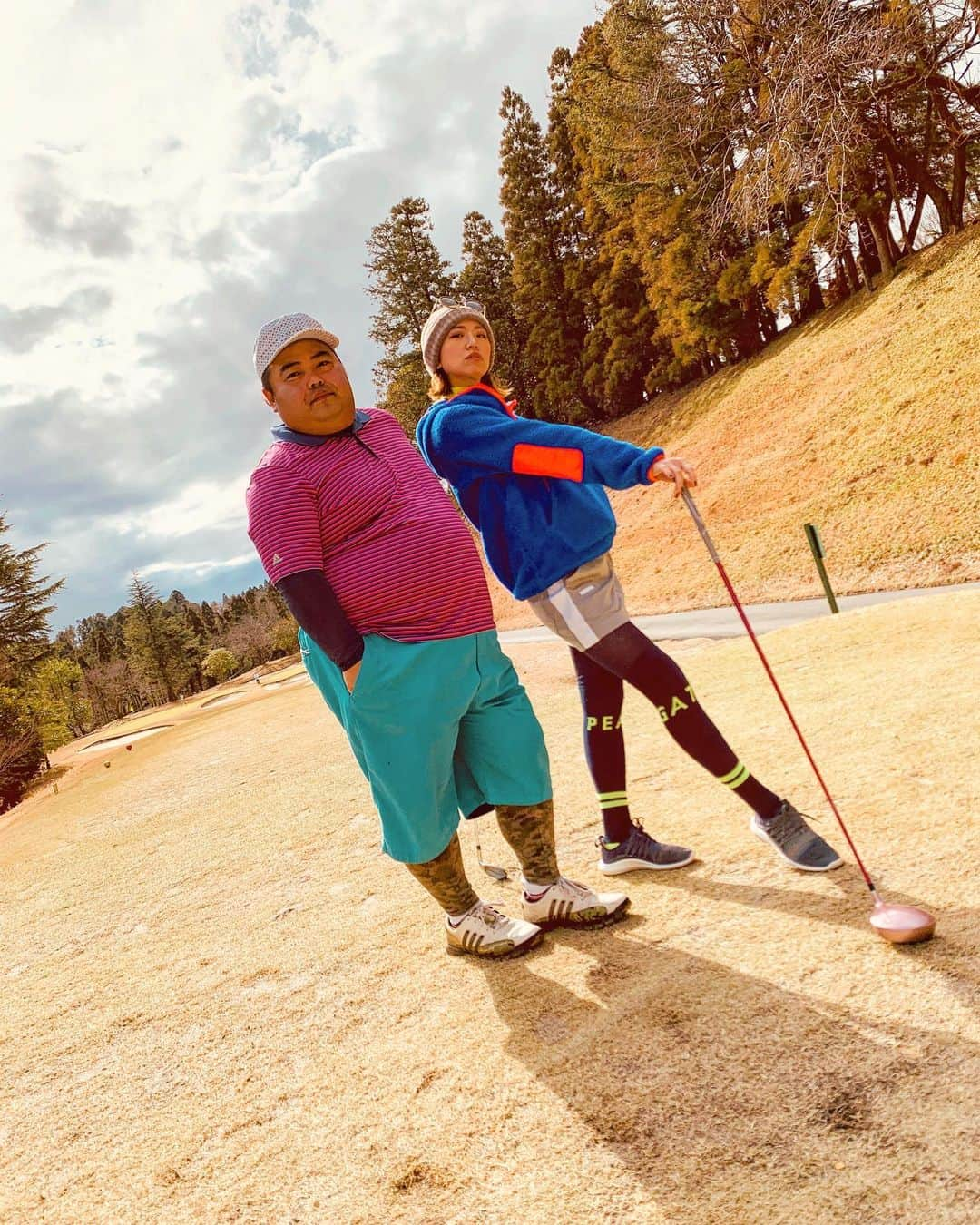 西内ひろさんのインスタグラム写真 - (西内ひろInstagram)「I played golf today with Japanese comedian "Hibiki":)Nice pose😊　@hibikinagatomo  今日は久々のゴルフで、お笑いの"響"の長友さんも一緒でした⛳️以前、広島でのお仕事ぶりの再会✨モデルポーズもキマッてます👍笑。 #上手くなくてどーもすみませんでした #ミツコ  #golf #japanesecomedian」1月31日 15時59分 - 0214hiro