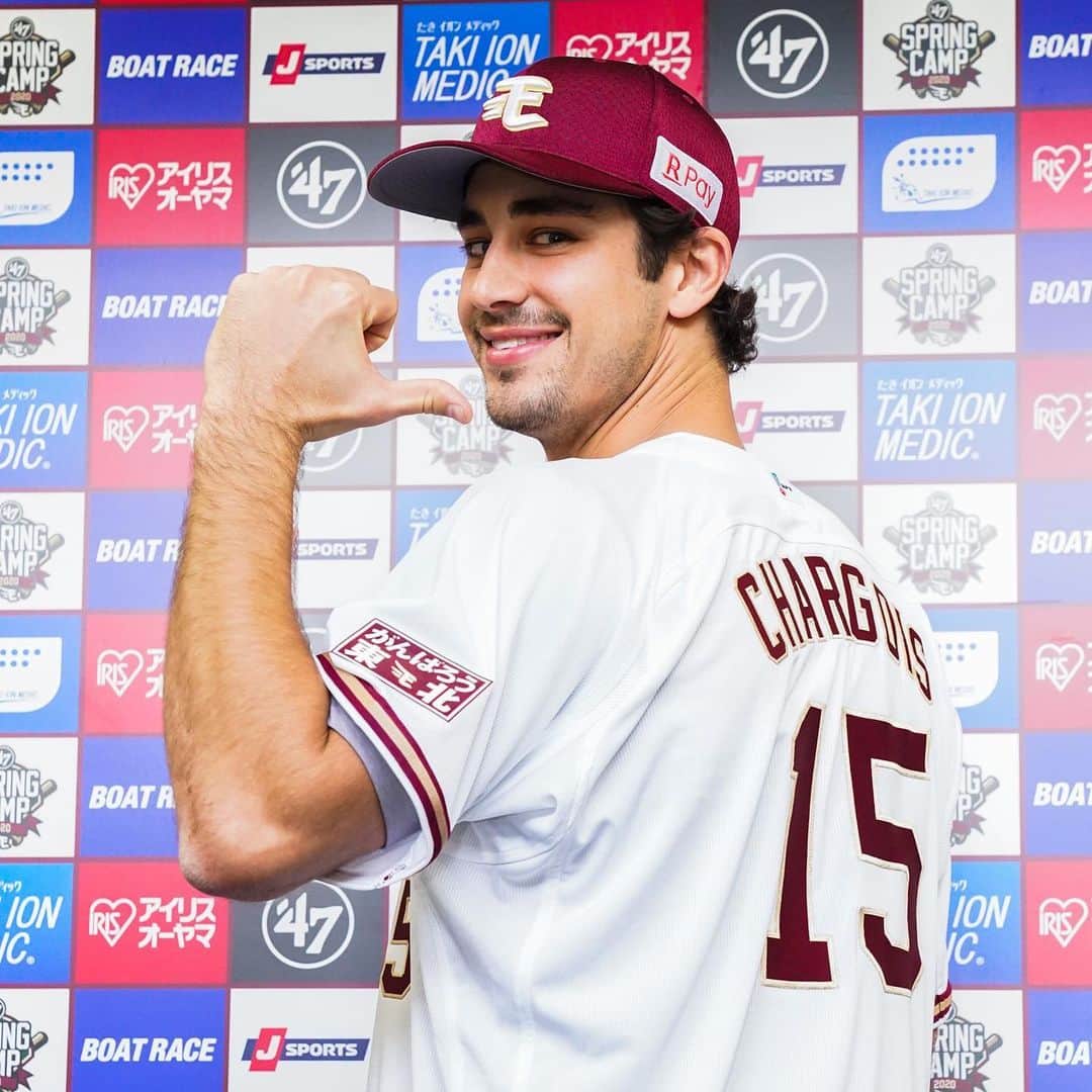 東北楽天ゴールデンイーグルスさんのインスタグラム写真 - (東北楽天ゴールデンイーグルスInstagram)「⚾️ J.T.シャギワ選手の入団会見を行いました✨ シャギーさんと呼んでください👍🏼 #rakuteneagles #jtchargois #シャギワ」1月31日 21時33分 - rakuten_eagles