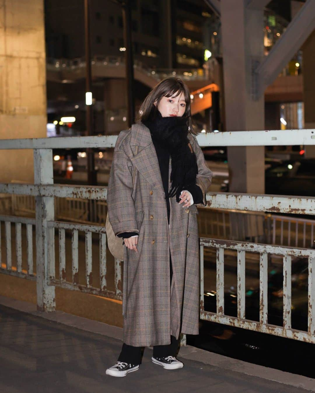 Fashionsnap.comさんのインスタグラム写真 - (Fashionsnap.comInstagram)「【#スナップ_fs】 Name 植竹 美菜  Coat #PHEENY Pants #vintage Shoes #CONVERSE Ring #市松 Earring #beautifulpeople Scarf #LOEWE  #fashionsnap #fashionsnap_women」1月31日 19時02分 - fashionsnapcom