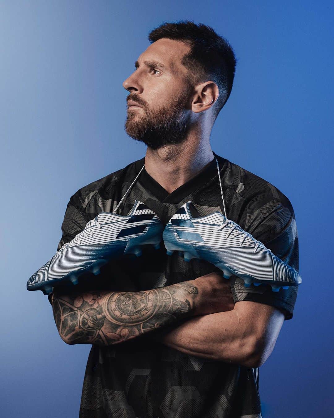Team Messiのインスタグラム：「Confidence through dominance. @leomessi & the all new #NEMEZIZ 19.1, available now through adidas.com.」