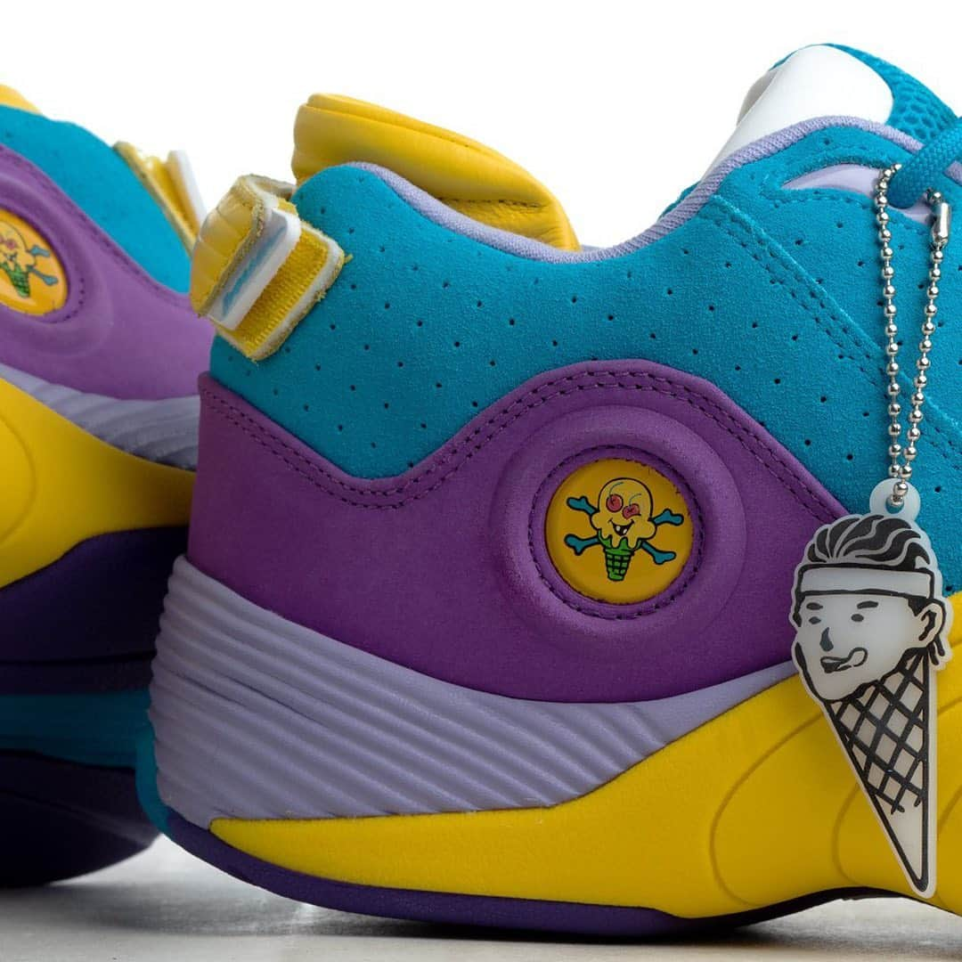 HYPEBEASTさんのインスタグラム写真 - (HYPEBEASTInstagram)「@hypebeastkicks: @bbcicecream and @reebok have come together to rework the Answer V silhouette in colors of the OG ICECREAM boardflip. The sneakers come in a cooler palette of teal, purple and yellow, and features a rubber ice cream motif at the rear quarter. It’ll be available at BBC ICECREAM’s website as well as its New York flagship on February 20 for $180 USD.⁠⠀ Photo: Billionaire Boys Club」1月27日 23時17分 - hypebeast