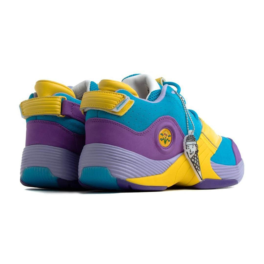 HYPEBEASTさんのインスタグラム写真 - (HYPEBEASTInstagram)「@hypebeastkicks: @bbcicecream and @reebok have come together to rework the Answer V silhouette in colors of the OG ICECREAM boardflip. The sneakers come in a cooler palette of teal, purple and yellow, and features a rubber ice cream motif at the rear quarter. It’ll be available at BBC ICECREAM’s website as well as its New York flagship on February 20 for $180 USD.⁠⠀ Photo: Billionaire Boys Club」1月27日 23時17分 - hypebeast